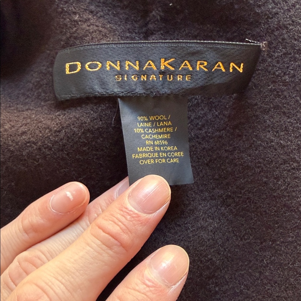 Donna Karan wool cashmere blend military jacket - Picture 5 of 5